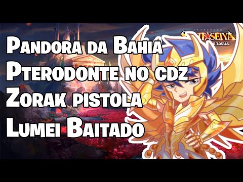 PANDORA DA BAHIA, ZORAK PUT0(DENOVO), PTERODONTE NO CDZ - CORTES SAINT SEIYA #02