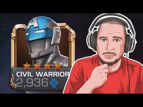 4 STAR CIVIL WARRIOR RANK UP | MARVEL Contest of Champions Gameplay rank 3