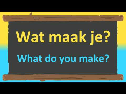 Learn 300+ Basic Dutch WHAT, WHEN and WHERE Questions in Just THREE or FOUR Words Fast!