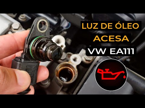 MOTOR VW EA111 LUZ DE ÓLEO ACESA NO PAINEL Desgaste no motor? ou Sensor de óleo? Fox Gol Polo Golf