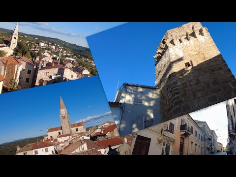 Buje (Istria-🇭🇷Croatia): Tower of St Martin I September 2022 I 4K
