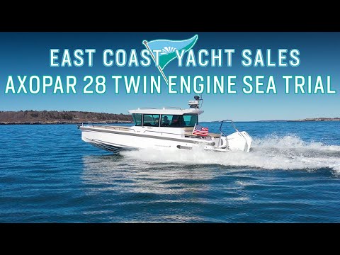 Axopar 28 Twin Engine Sea Trial