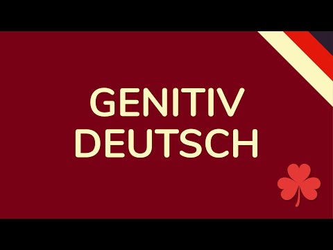 GENITIV DEUTSCH - schnell & einfach erklärt (animiert) 🇩🇪