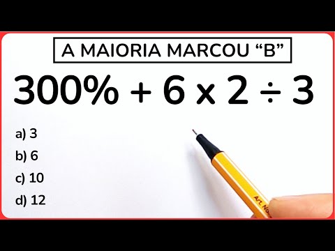 5 QUESTÕES DE MATEMÁTICA BÁSICA🔥GRAU 1