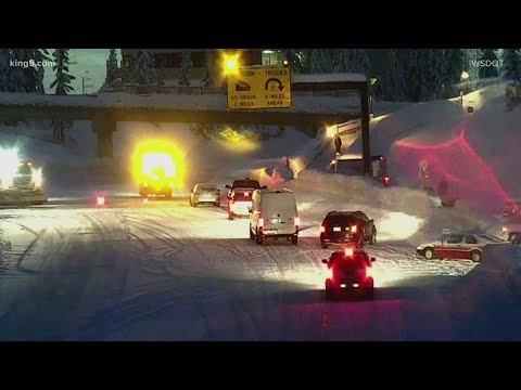 Mountain snow prompts avalanche control on Washington passes