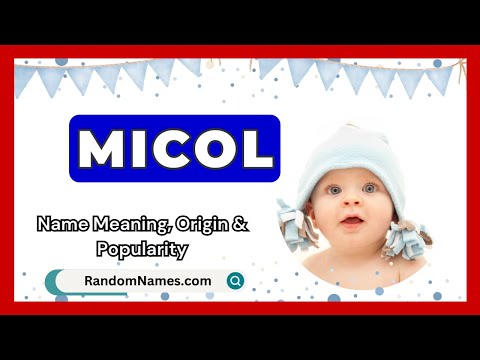 Micol - Baby Boy Name Meaning, Origin & Popularity - RandomNames.com