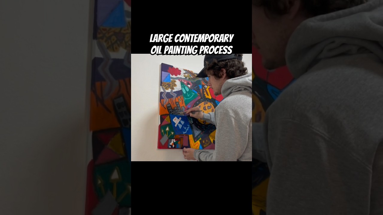 Watch This Abstract Painting Come To Life!