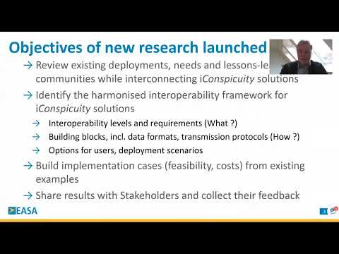 Research on Interoperability - iConspicuity for GA & Rotorcraft in U-space and beyond
