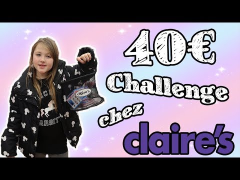 40 EUROS CHALLENGE CHEZ CLAIRE'S || Lunah Lucornah