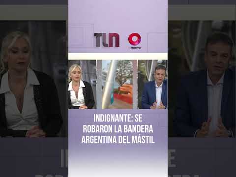 Indignante: se robaron la bandera Argentina