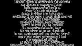 Fedez - Vivere in campagna pubblicitaria testo (Lyric video)