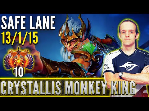Secret.Crystallis  [ Monkey King ]  Safe Lane Carry Pro Gameplay  [ Patch 7.31d ]  Dota 2 Full Game