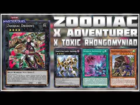 ZOODIAC RHONGOMYNIAD ADVENTURER | Toxic Combo 🚫 NOT Using NUMBERS EVEIL 🚫| Yu-Gi-Oh! Master Duel