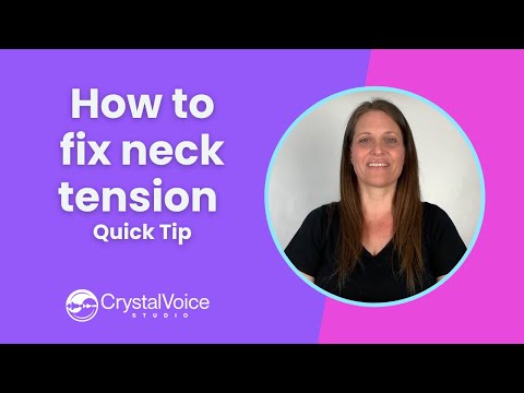 How To Kick Neck Tension For Singers