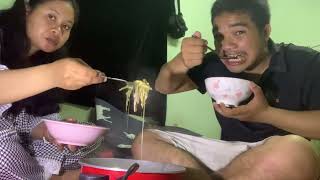 Eating Suki soup with my wife_Thailand street food