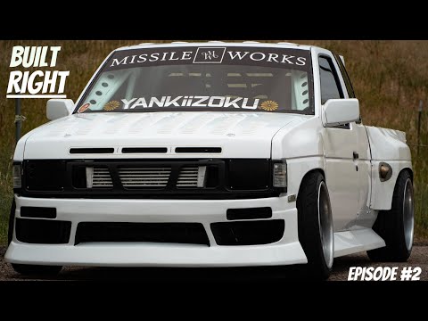 1JZ Nissan Drift Truck | Drift Session | Burning Tires | Missile Works | Built Right | Episode #2