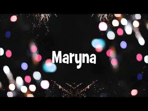 Happy Birthday Maryna!