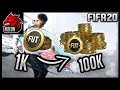 FIFA 20: HOW TO GET 100K FOR FREE WITHOUT DOING SBC'S IN ULTIMATE TEAM! | GO FROM 1K TO 100K (LEGIT)