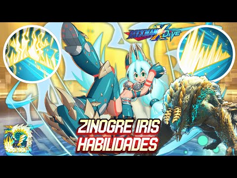 Megaman X Dive Zinogre Iris Review e DNA: Possui TRANSFORMAÇÃO, Muitos BUFFS e Focada no PVP!!!