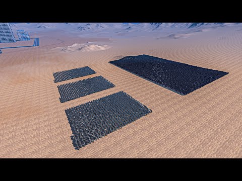 3000 LEPER KINGS vs 10.000 ORCS - Ultimate Epic Battle Simulator UEBS