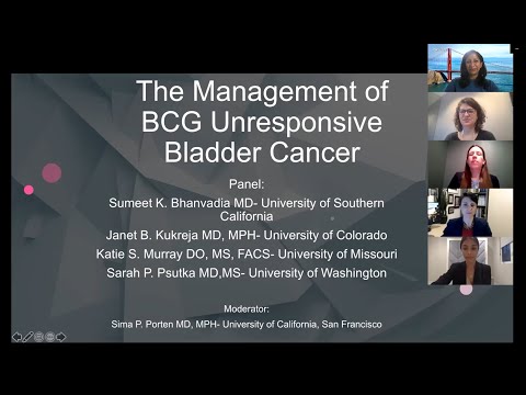 6.14.2021 Urology COViD Didactics - BCG- Refractory Bladder Cancer - Panel Discussion