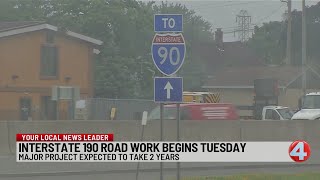 Interview: Interstate 190 road work begins Tuesday