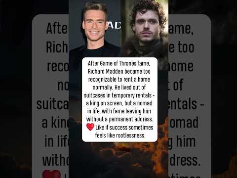Richard Madden: The Nomad King #news #hollywood #Cinema #history