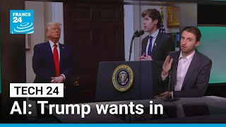 Trump vies for slice of AI pie with possible OpenAI equity deal • FRANCE 24 English