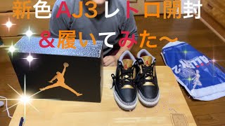 エアジョーダン3レトロ開封＆履いてみた〜