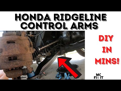 How to Replace a Control Arms & Ball Joints - Honda Ridgeline - Front Right & Left (Complete Guide)