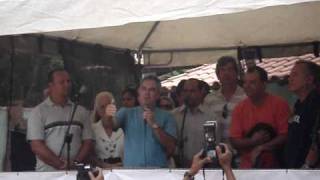 preview picture of video 'Inauguração do campo de Itac Discurso prefeito Aarão.'