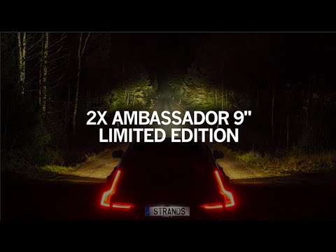 AMBASSADOR 9" LIMITED EDITION - DRIVING LIGHT BEAM PATTERN - STRANDS LIGHTING DIVISION