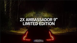 LED světlomet Strands Ambassador Dark 9″, 10- 40V, 5530 lm