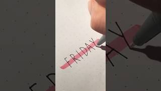 EASIEST font EVER! #fontsonfridays #drawing #calligraphy #handlettering