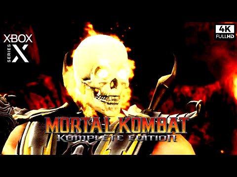 Scorpion Kills Sub Zero MORTAL KOMBAT 9 Scene [4K 60FPS XBOX SERIES X] - No Commentary