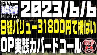 日経バリュー、高位31800円で横ばい中、今日は現状に合わせたオプション戦略をご紹介！