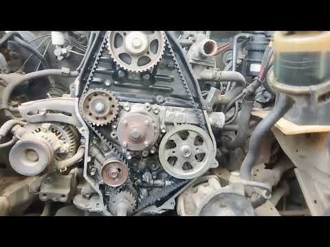 How to Timing Belt Replacement 3L Diesel Engine Toyota Hilux