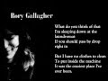 Laundromat - Rory Gallagher (lyrics on screen)