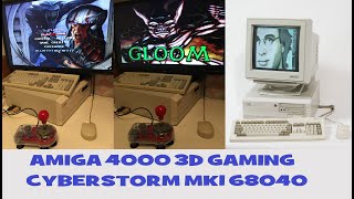 POWER of the 68040 40MHz AMIGA 4000 3D Gaming