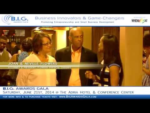 Joan and Neville Flowers interviewed by Sudan Deane for the B.I.G Awards Gala