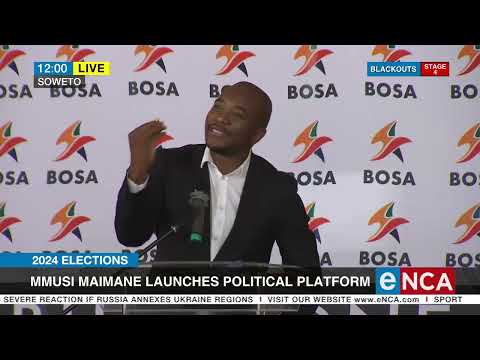 Mmusi Maimane launches Build One SA