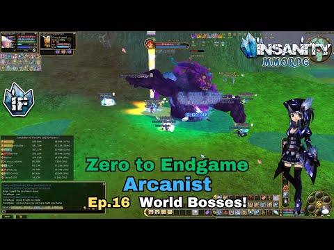Insanity FlyFF - Arcanist ZTE - Ep.16 - World Bosses!