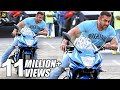 Salman Khan Riding Sports Bike In Public