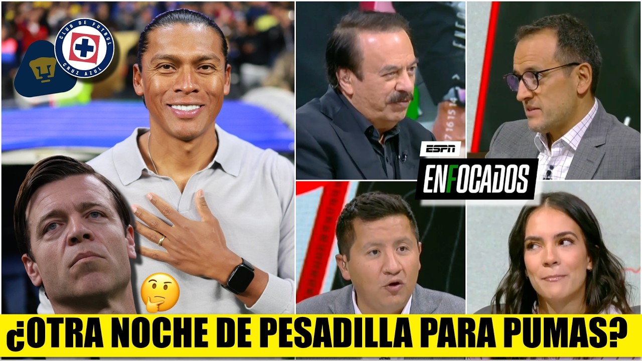 CRUZ AZUL vs PUMAS, ¿REVANCHA tras la final de LIGA MX o una NUEVA BURLA de LA MÁQUINA? | Enfocados