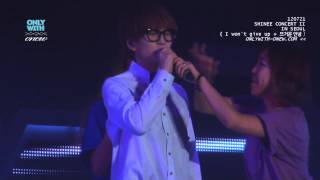Download lagu [FANCAM] 12o721 SHINee Onew solo- 'I won't give up'   'Passionate Goodbye' @ $WC II mp3