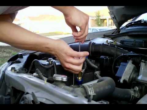 2001 Honda Accord AC Valve Core Replacement using Mastercool 81490 R-134a Tool