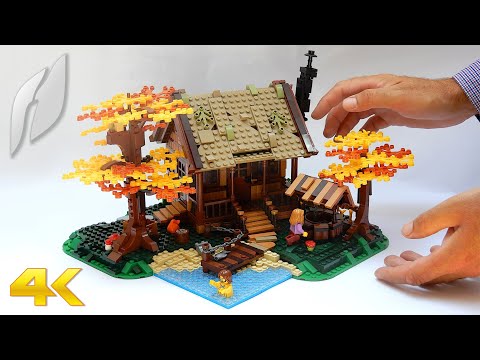 New Arrival from the lesdiy.com - MOC-64694 Family Cabin - Unboxing & Review (4K)