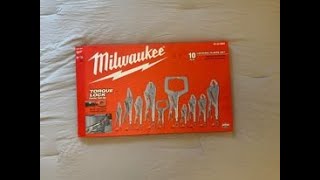 Milwaukee Tools 10 Pc. TORQUE LOCK™ LOCKING PLIERS KIT