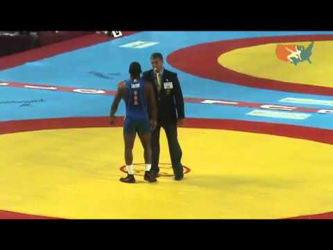 2011 Worlds Greco 66kg Bronze - Isaac Mulens Herrera (CUB) vs. Justin Lester (USA)