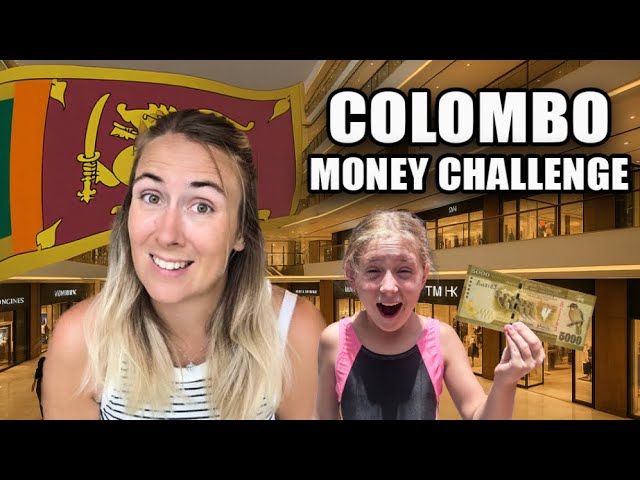 Travel vlog - British Family Tries the 1 Rupee Challenge in Sri Lanka’s Luxury Mall 🇱🇰
